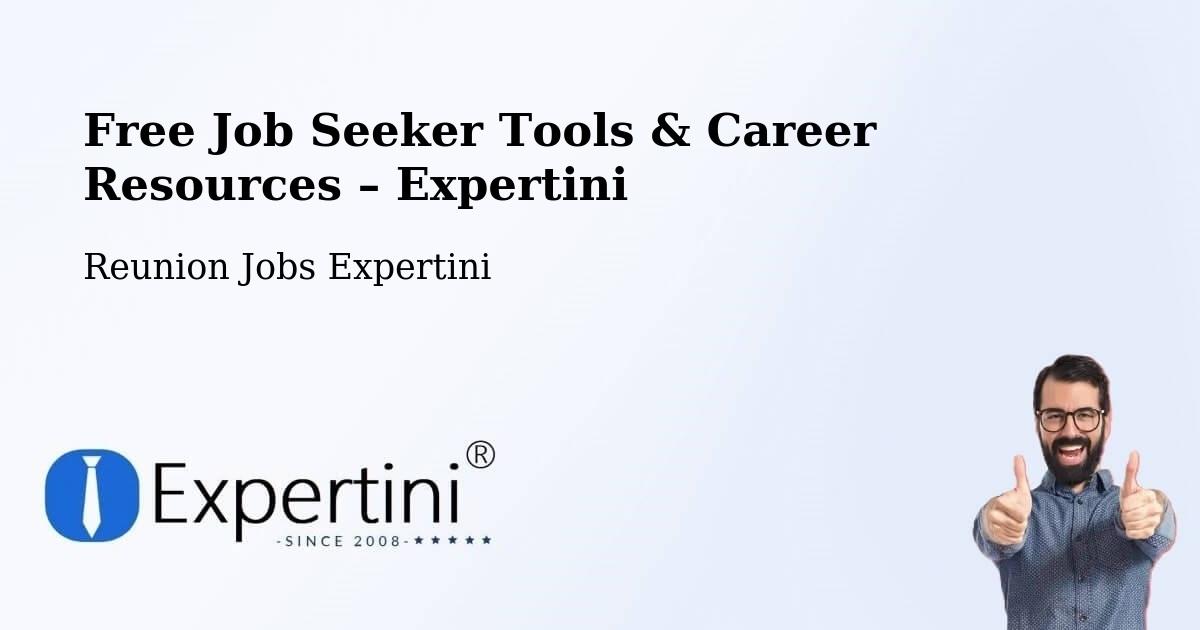 Free Job Seeker Tools & Career Resources – Le Verger - Le Verger, Reunion Jobs Expertini